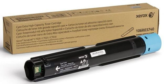 Picture of Xerox Cyan High Capacity Toner Cartridge 16.5k pages for VLC70XX - 106R03740