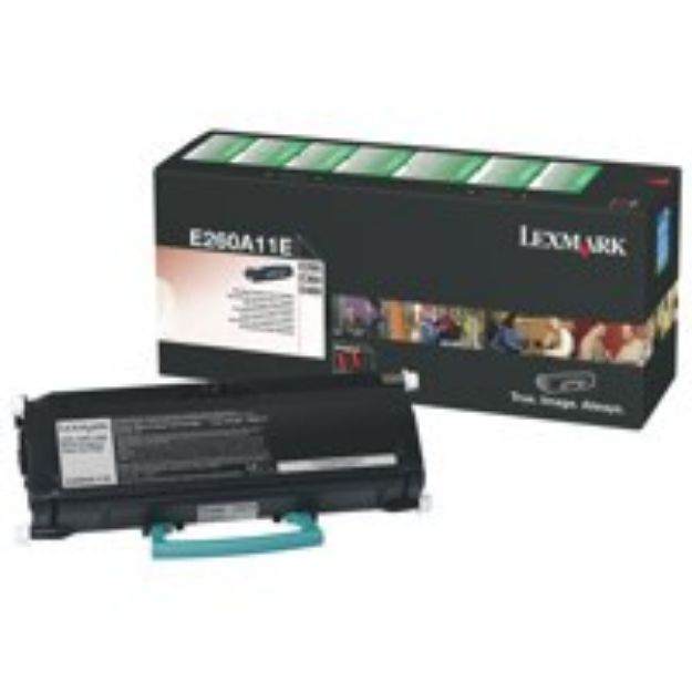 Picture of Lexmark Black Toner Cartridge 3.5K pages - E260A11E