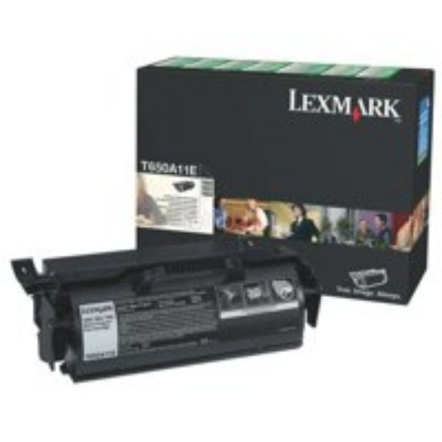 Picture of Lexmark Black Toner Cartridge 7K pages - T650A11E