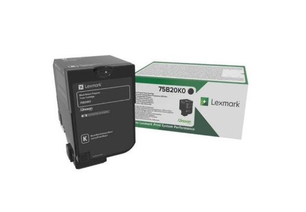 Picture of Lexmark Black Toner Cartridge 13K pages - 75B20K0