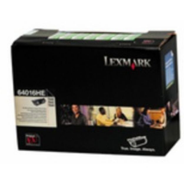 Picture of Lexmark Black Toner Cartridge 21K pages - 064016HE