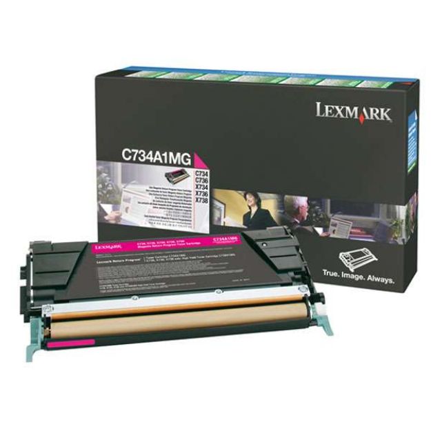 Picture of Lexmark Magenta Toner Cartridge 6K pages - C734A1MG