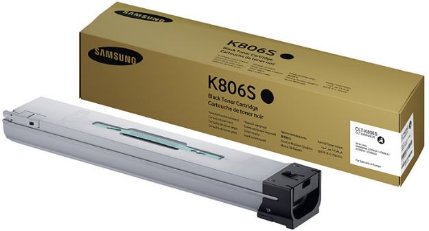 Picture of Samsung CLTK806S Black Toner Cartridge 45K pages - SS593A