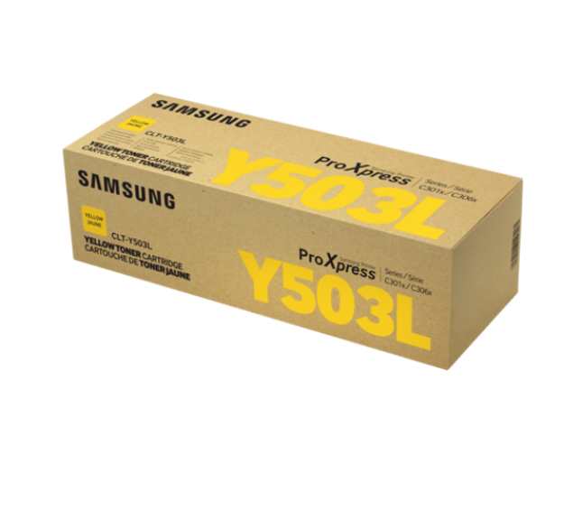 Picture of Samsung CLTY503L Yellow Toner Cartridge 5K pages - SU491A