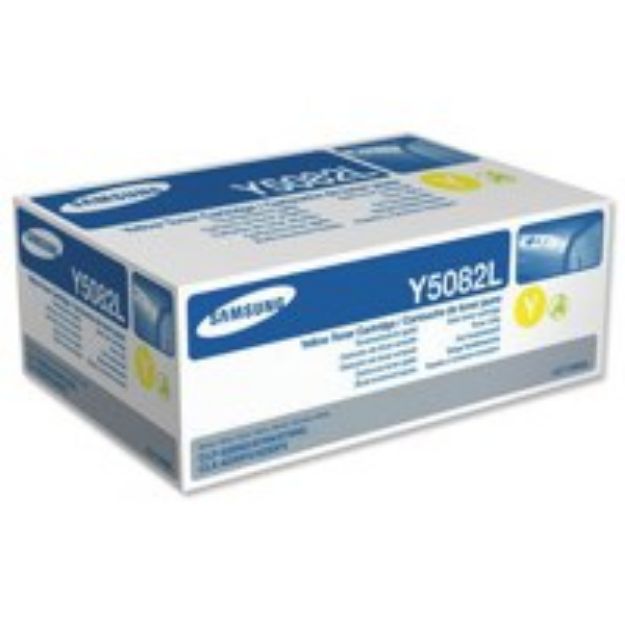 Picture of Samsung CLTY5082L Yellow Toner Cartridge 4K pages - SU532A