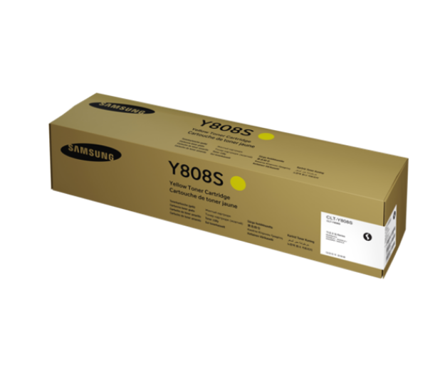 Picture of Samsung CLTY808S Yellow Toner Cartridge 20K pages - SS735A