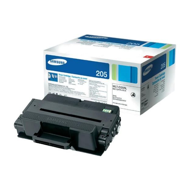 Picture of Samsung MLTD205E Black Toner Cartridge 10K pages - SU951A