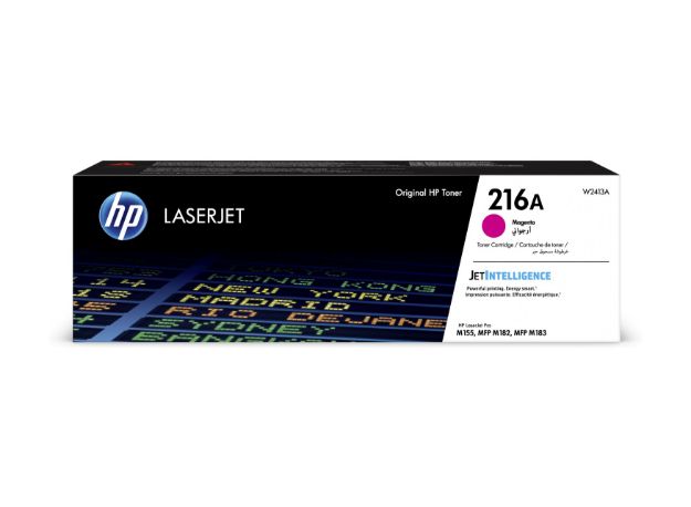 Picture of HP 216A Magenta Standard Capacity Toner Cartridge 850 pages for HP Color LaserJet Pro MFP M182/M183 series - W2413A