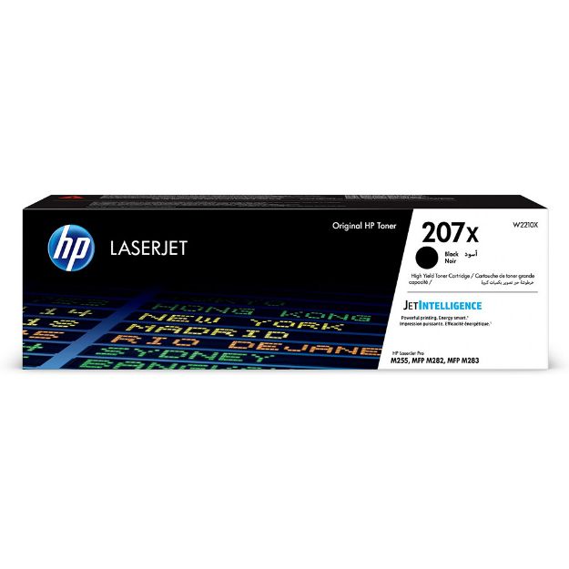 Picture of HP 207X Black Standard Capacity Toner Cartridge 3.15K pages - W2210X