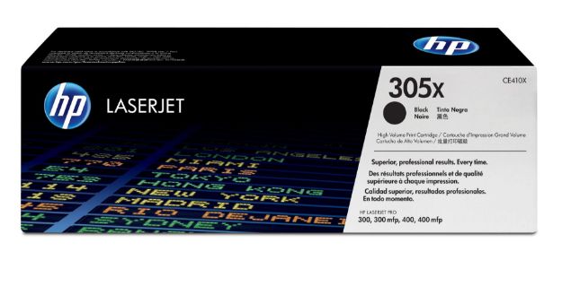 Picture of HP 305X Black High Yield Toner 4K pages - CE410X