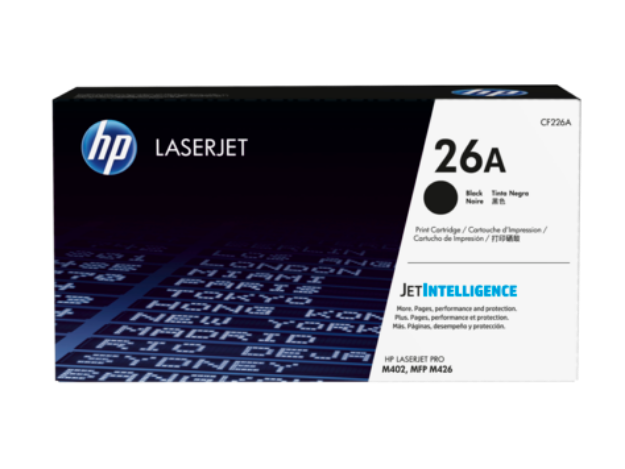 Picture of HP 26A Standard Capacity Black Toner Cartridge - CF226A