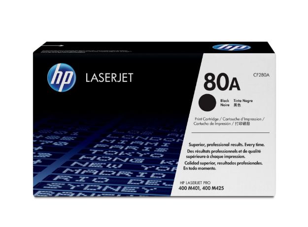 Picture of HP 80A Standard Capacity Black Toner Cartridge - CF280A