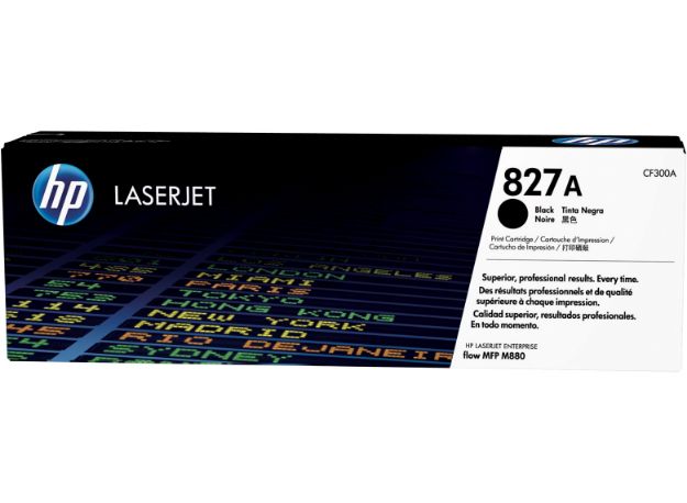 Picture of HP 827A Standard Capacity Black Toner Cartridge - CF300A