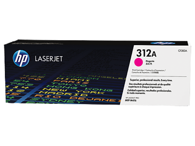 Picture of HP 312A Standard Capacity Magenta Toner Cartridge - CF383A