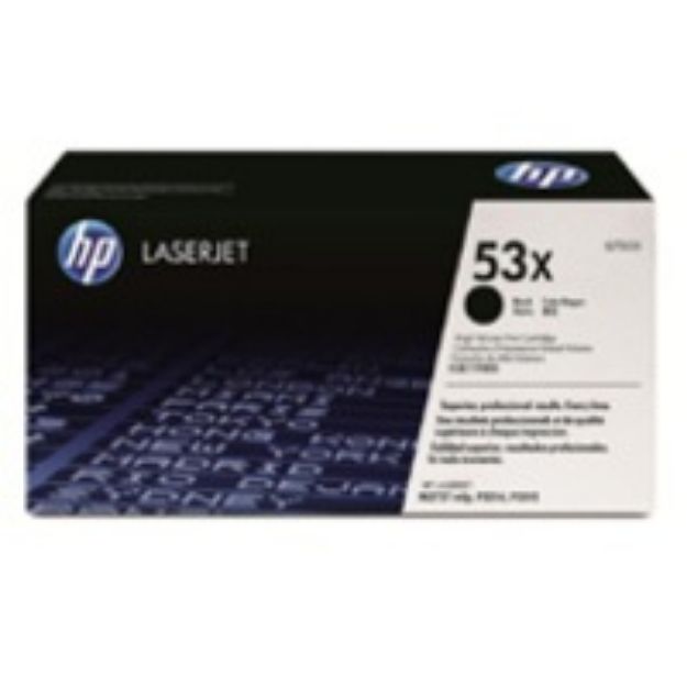 Picture of HP 53X Black High Yield Toner 7K pages for HP LaserJet P2014/P2015/M2727MFP - Q7553X