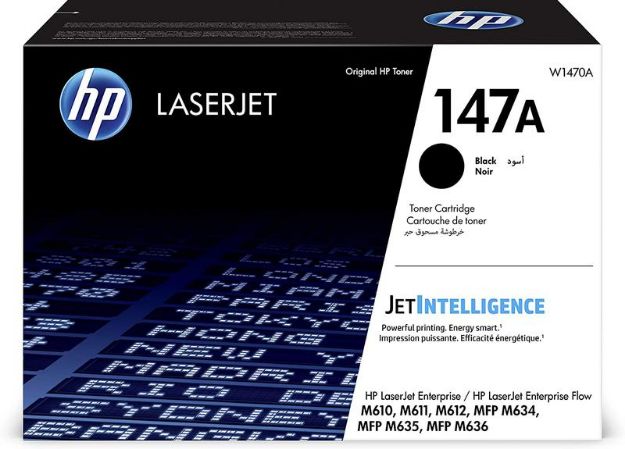 Picture of HP 147A Black Toner Cartridge - W1470A