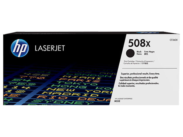 Picture of HP 508X High Capacity Black Toner Cartridge - CF360X