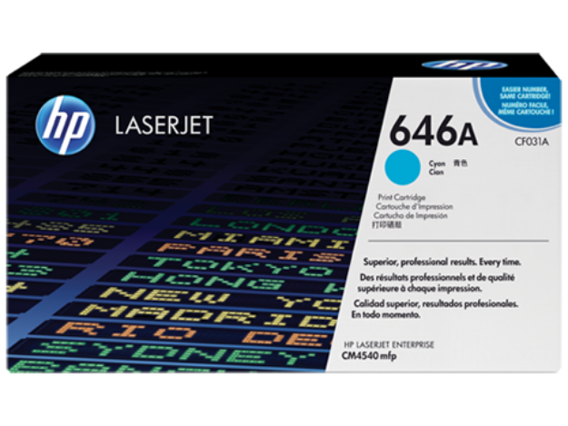 Picture of HP 646A Standard Capacity Black Toner Cartridge - CF031A