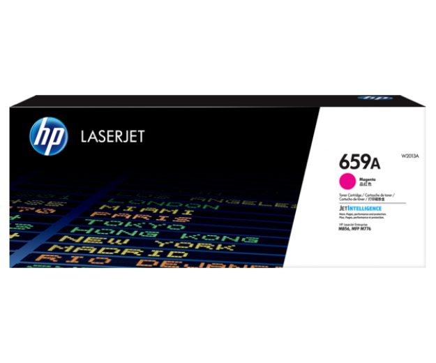 Picture of HP 659A Magenta Standard Capacity Toner 13K pages for HP LaserJet Enterprise MFP M776 / M856 - W2013A