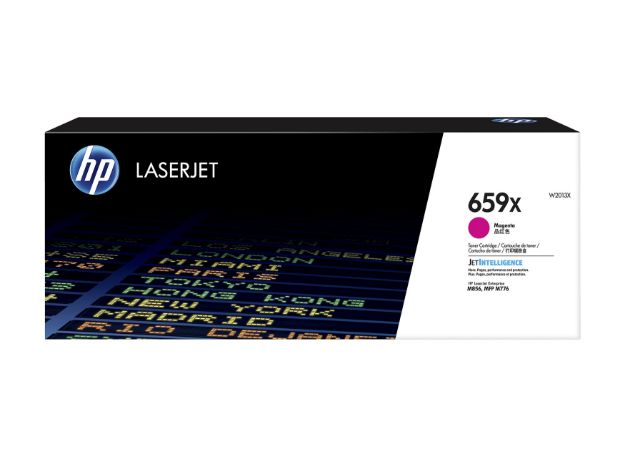 Picture of HP 659X Magenta High Yield Toner 29K pages for HP LaserJet Enterprise MFP M776 / M856 - W2013X