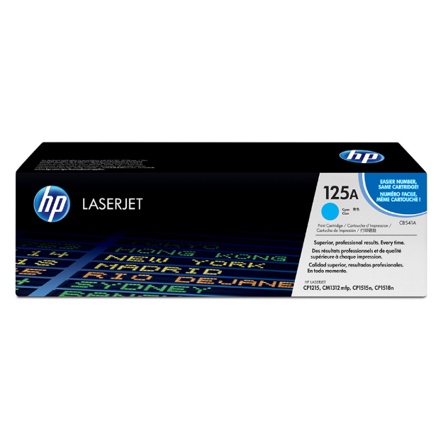 Picture of HP 125A Cyan Standard Capacity Toner - CB541A