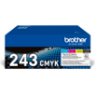 Picture of Brother Standard Capacity Toner Cartridge Multipack 4 x 1k pages (Pack 4) - TN243