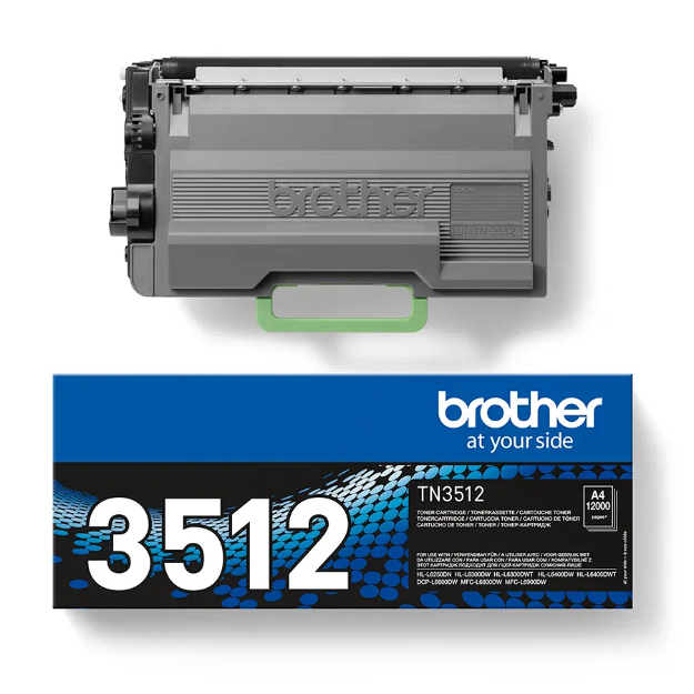 Picture of Brother Black Toner Cartridge 12k pages - TN3512