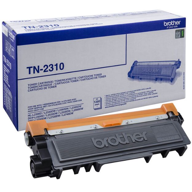 Picture of Brother Black Toner Cartridge 1.2k pages - TN2310