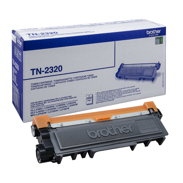 Picture of Brother Black Toner Cartridge 2.6k pages - TN2320