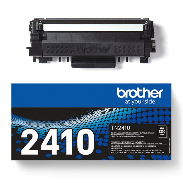 Picture of Brother Black Toner Cartridge 1.2k pages - TN2410