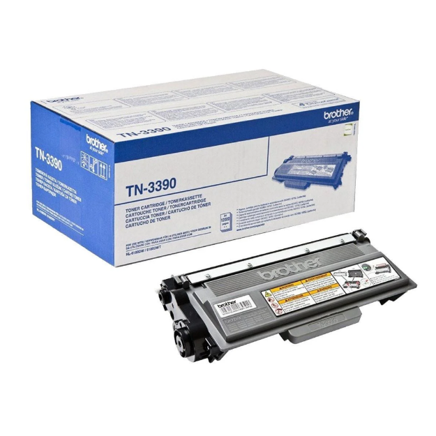 Picture of Brother Black Toner Cartridge 12k pages - TN3390