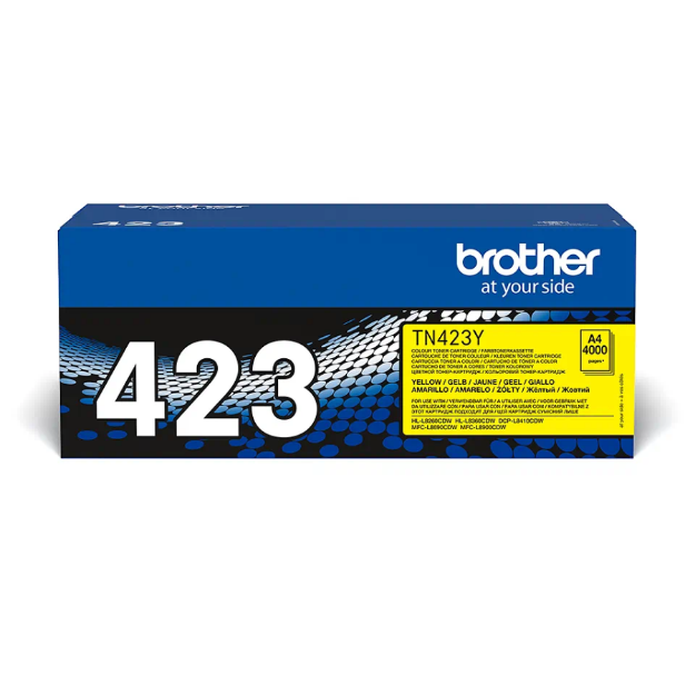 Picture of Brother Yellow Toner Cartridge 4k pages - TN423Y