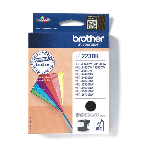 Picture of Brother Black Ink Cartridge 12ml - LC223BK