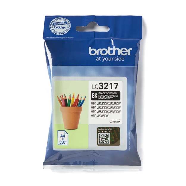 Picture of Brother Black Ink Cartridge 15ml - LC3217BK