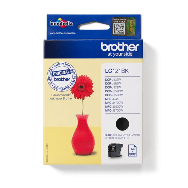 Picture of Brother Black Ink Cartridge 7ml - LC121BK