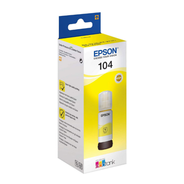 Picture of Genuine Epson EcoTank ET-2821 Yellow Ink Bottle