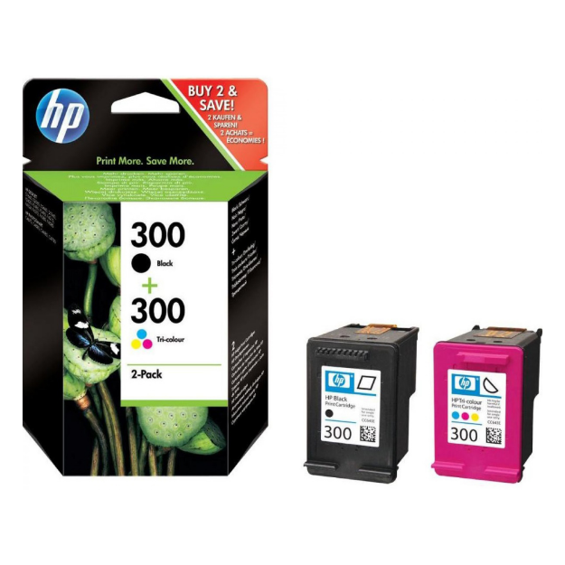 Picture of  HP Deskjet D1663 Combo Pack Ink Cartridges