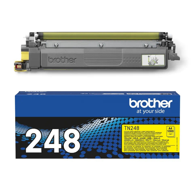 Picture of Genuine Brother TN248 Yellow Toner Cartridge