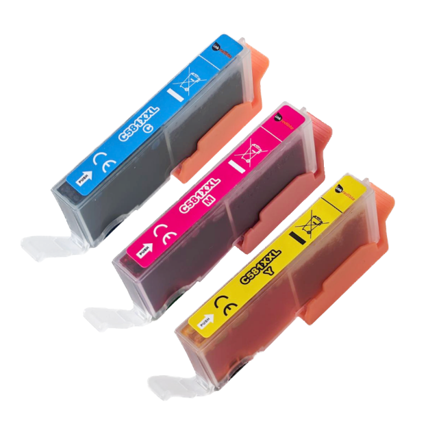 Picture of Compatible Canon Pixma TR7500 Series Colour Multipack (3 Pack) Ink Cartridges