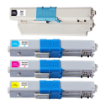 Picture of Compatible Oki 44973533, 44973534, 44973535, 44973536 Multipack Toner Cartridges