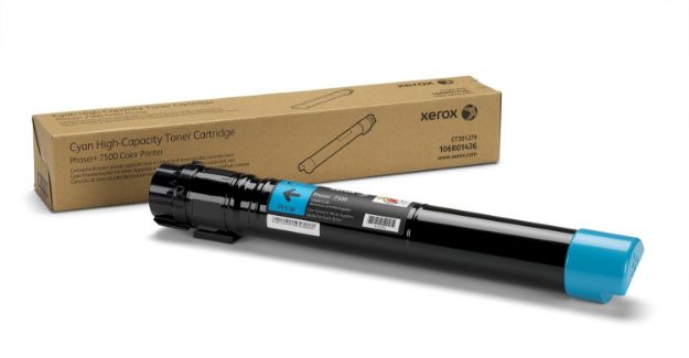 Picture of  Xerox Phaser 7500 High Capacity Cyan Toner Cartridge