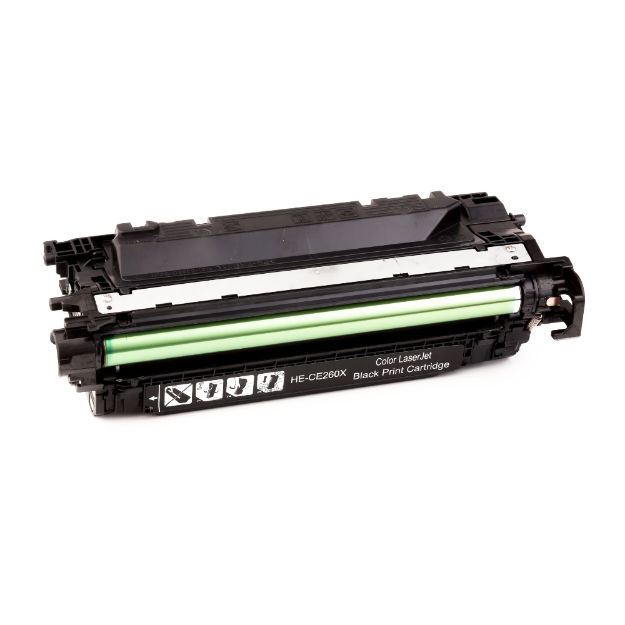 Picture of Compatible HP CE260X High Capacity Black Toner Cartridge