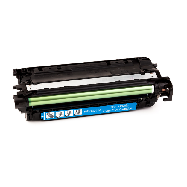 Picture of Compatible HP CE261A Cyan Toner Cartridge