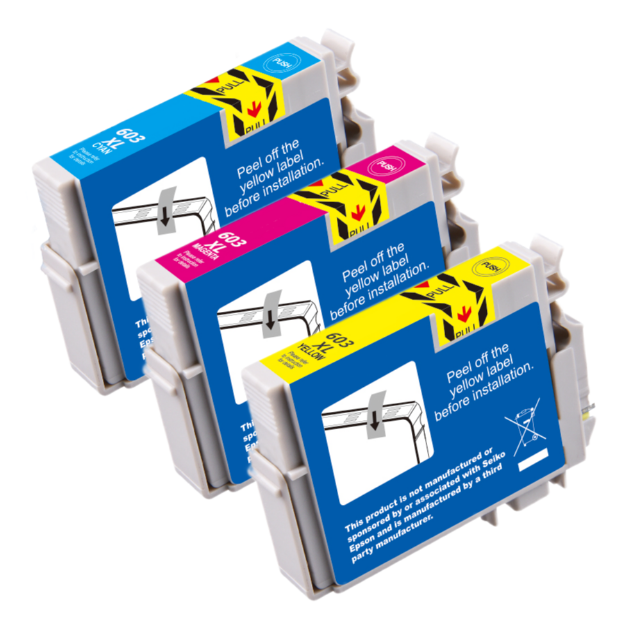 Picture of Compatible Epson 603XL High Capacity Colour Multipack Ink Cartridges