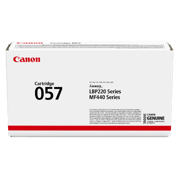 Picture of Genuine Canon 057 Black Toner Cartridge