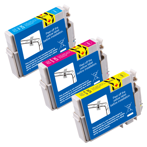 Picture of Compatible Epson WorkForce Pro WF-3720 High Capacity Colour Multipack Ink Cartridges