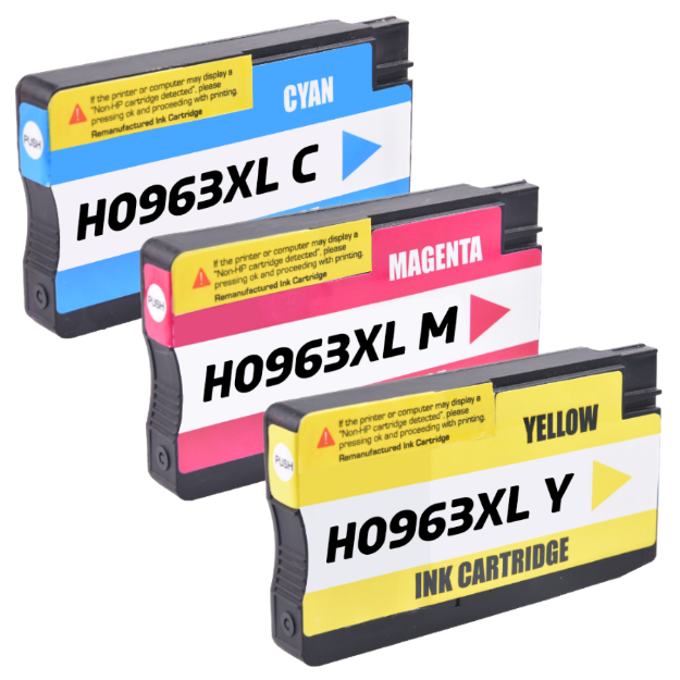 Picture of Compatible HP OfficeJet Pro 9010 High Capacity Colour Multipack Ink Cartridges