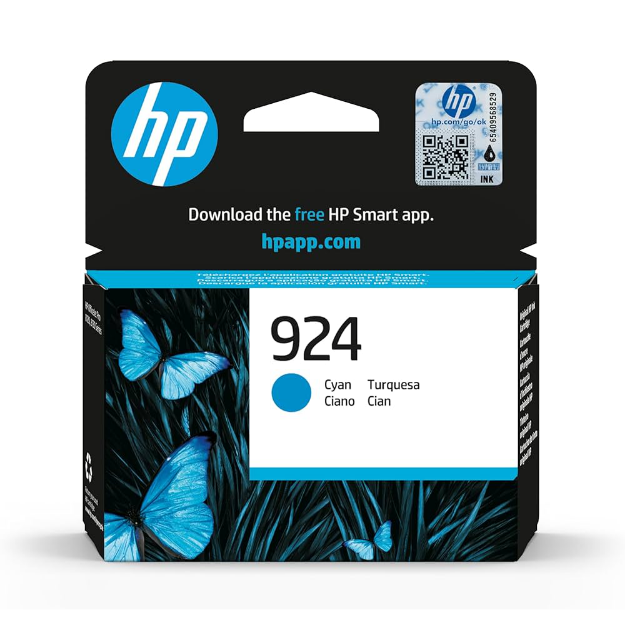 Picture of OEM HP 924 Cyan Ink Cartridge