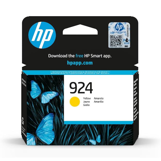 Picture of OEM HP OfficeJet Pro 8124 Yellow Ink Cartridge