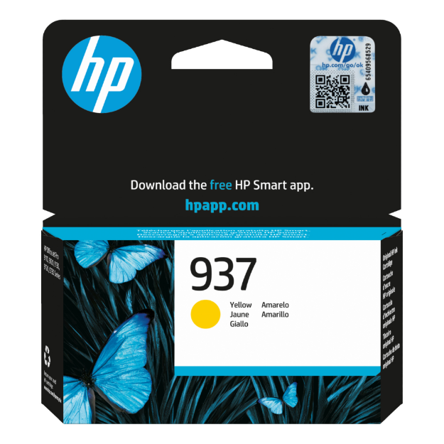 Picture of OEM HP Officejet Pro 9120 Yellow Ink Cartridge